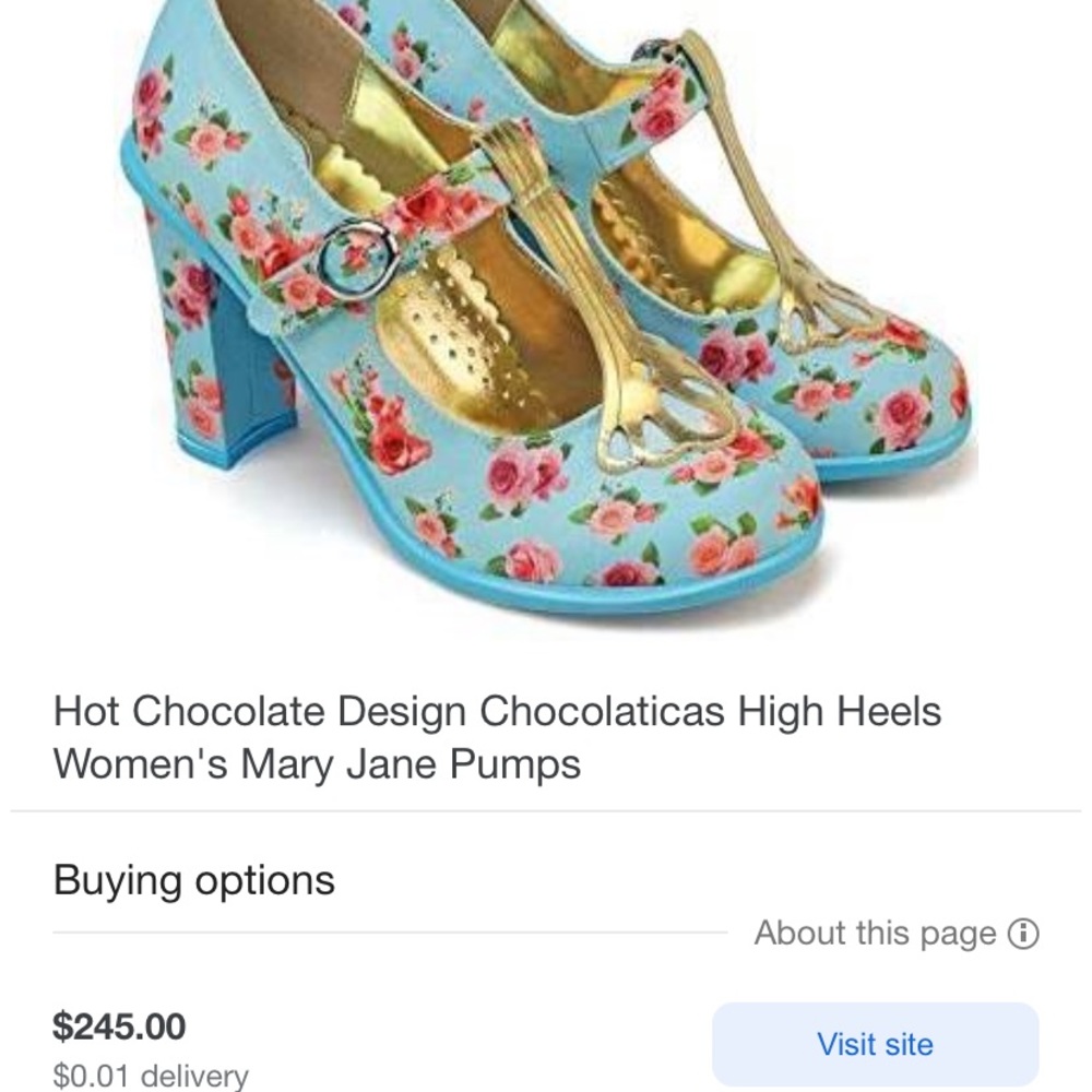 Hot Chocolate Design Shoes size 7/EUR 38